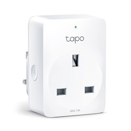 Smart დენის სოკეტი TP-Link Tapo P110, Mini Smart Wi-Fi Socket, Energy Monitoring, White